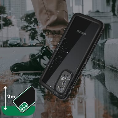 Coque Samsung Galaxy S20 Bi-matière Waterproof 2m Film Écran Redpepper Noir