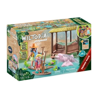 PLAYMOBIL - 71143 - Wiltopia - Palas y delfines rosas