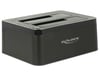 DeLOCK 62661 base de conexión para disco duro USB 3.2 Gen 1 (3.1 Gen 1) Type-B Negro