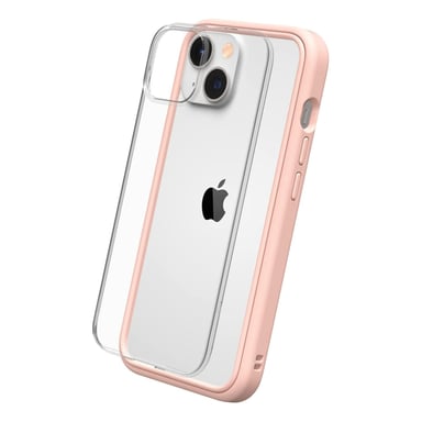Custodia RhinoShield compatibile con [iPhone 15 Plus] Mod NX - Protezione sottile e personalizzabile con tecnologia di assorbimento degli urti [senza BPA] - Rosa cipria