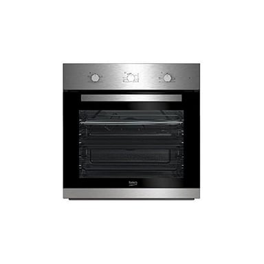 Four encastrable émail | Inox | Multifonction - Chaleur brassée | 6 Fon BEKO - BBIE12100XD - Neuf