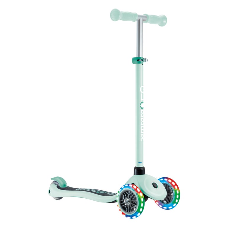 Globber Primo Lights Enfants Scooter classique Couleur menthe - Neuf