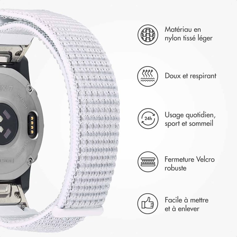 Bracelet imoshion QuickFit® 22mm en nylon - vue 3
