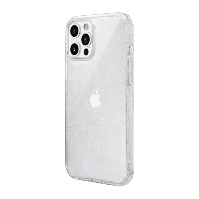 Carcasa híbrida brillante invisible para iPhone Apple 12 Pro Max, Transparente