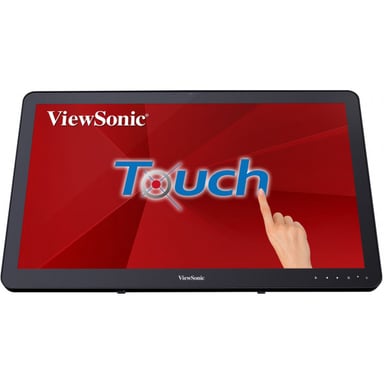 Viewsonic TD2430 PC pantalla plana 59,9 cm (23,6'') 1920 x 1080 píxeles Full HD LCD Pantalla táctil Multiusuario Negro