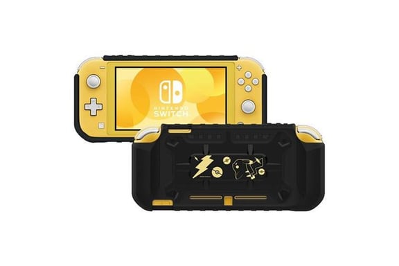 Sistema de protección híbrido Hori para Nintendo Switch Pikachu Edition Negro y dorado