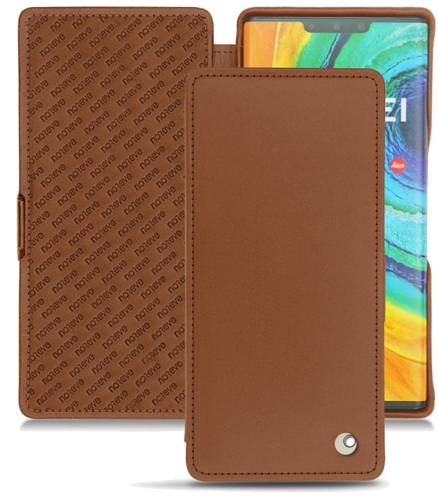 Housse cuir Huawei Mate 30 Pro - Rabat horizontalMarron