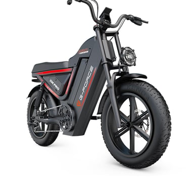 VTT électrique G-FORCE ZM PRO avec batterie 52 V 40 Ah et double suspension