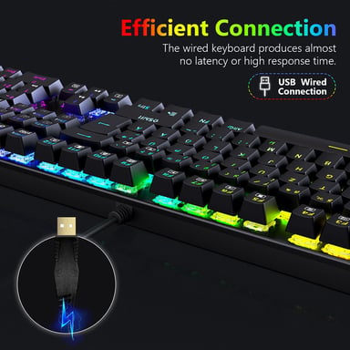 Redragon Teclado Mecánico 105 Teclas K565-RGB Retroiluminación RGB Alemán Base Aluminio Switch Rojo - Negro