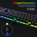 Redragon Teclado Mecánico 105 Teclas K565-RGB Retroiluminación RGB Alemán Base Aluminio Switch Rojo - Negro