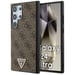 Custodia Guess 4G Triangle Strass per Samsung S24 Ultra, marrone