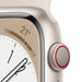 Watch Series 8 OLED 41 mm - Boîtier en Aluminium Lumière stellaire - GPS + Celullar - Bracelet Sport - Lumière stellaire