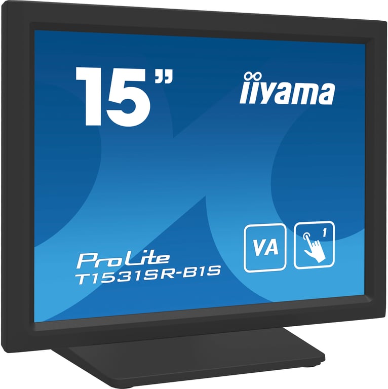 iiyama ProLite T1531SR B1S Écran LED 15 écran tactile 1024 x 768 VA 350 cdm² 2500:1 18 ms HDMI VGA DisplayPort haut parleurs - vue 10