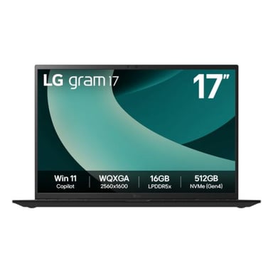 Portátil LG Gram 17Z90T-G.AD88B Intel Core Ultra 7-255H- 32GB- 1TB SSD- 17'- Win11 - Tastiera QWERTY