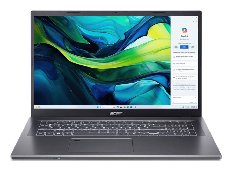 Acer Aspire NX.J1UEG.002 laptop Intel Core 7 Ordinateur portable 43 9 cm 17.3 Full HD DDR4 SDRAM SSD NVIDIA GeForce RTX 2050 Wi Fi 6E 802.11ax Windows 11 Home Allemand Neuf