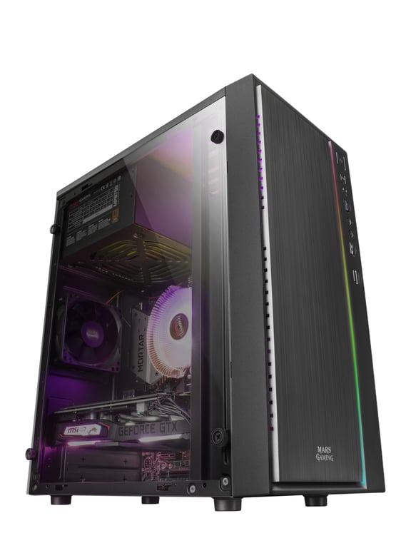 Mars Gaming MC VIEWP Mini Tower Neuf - vue 3