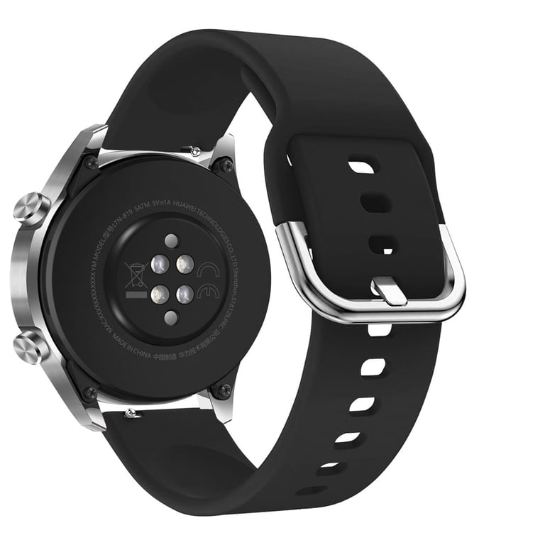 imoshion Bracelet silicone pour l'Huawei Watch GT 2 / Pro / 2e Sport 46 mm - Noir - Neuf