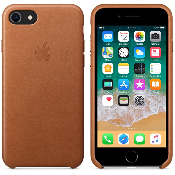 Coque en cuir pour iPhone 8 / 7 - vue 4