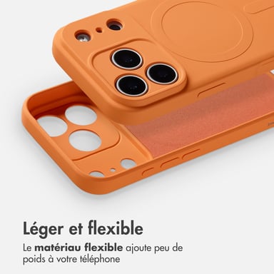imoshion Coque Couleur avec MagSafe pour Apple iPhone 17 Pro Max - Orange