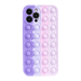 Custodia Popping Bubble per Apple iPhone 12 Pro Max, Rosa Viola