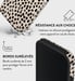 Burga Funda para iPhone 16 Pro MagSafe Tough A prueba de golpes Modelo Almond Latte Beige