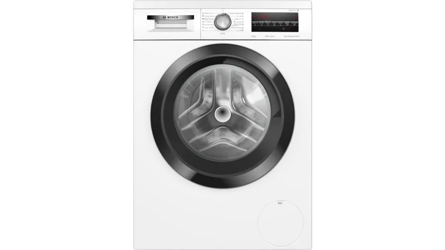 Machine à laver Bosch Serie 6 WUU28T68ES 9 kg, 1400 tr/min, Classe A, Charge avant, Blanc - Neuf