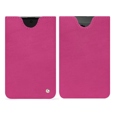 Pochette cuir Google Pixel Fold -  - Rose - Cuir lisse premium