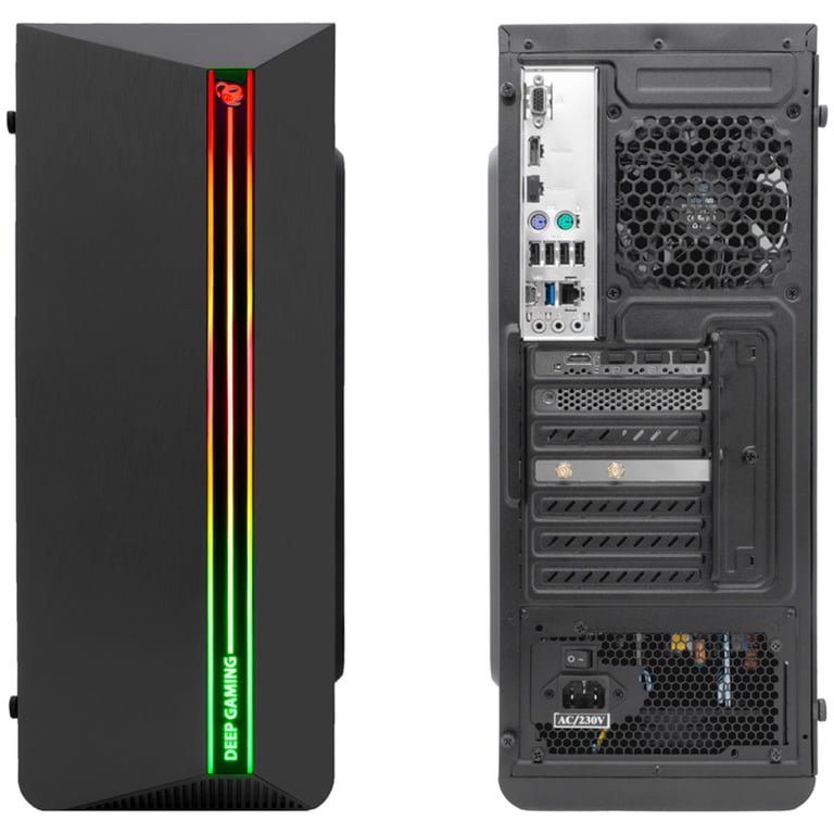 DeepGaming PC Gamer Venom Intel Core i9 RAM RTX 3050 6Go SSD Windows 11 Pro Refroidissement par liquide WiFi + Bluetooth Neuf - vue 2