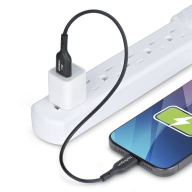 StarTech.com Câble de Charge USB-A vers USB-C de 30 cm, Charge et Synchronisation, 3A, USB 2.0, Gaine TPE - Cordon de Charge USB Noir