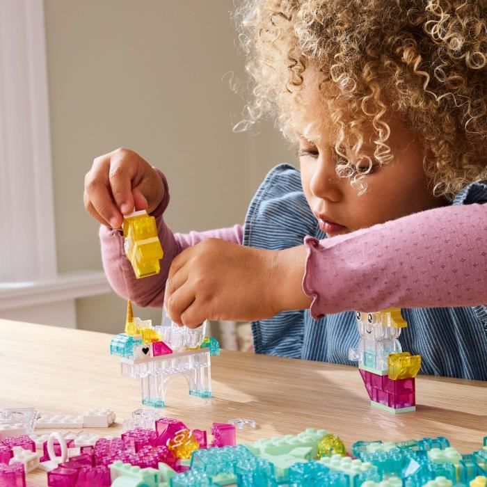 Boîte de briques transparentes magiques LEGO Classic 11040 pour stimuler la créativité - Neuf