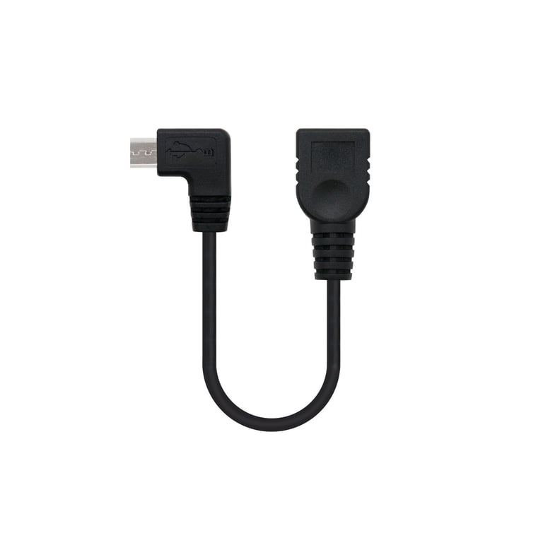 Nanocable 10.01.3600 câble USB USB 2.0 0,15 m Micro-USB B USB A Noir - Neuf