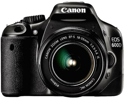 Canon EOS 600D + EF-S 18-55mm Kit d'appareil-photo SLR 18,7 MP CMOS 5184 x 3456 pixels Noir