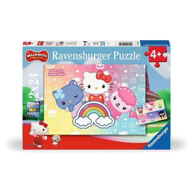 Puzzles 2 x 24 pièces : Hello Kitty Ravensburger France - vue 3