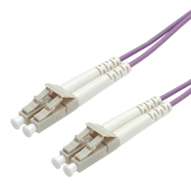 ROLINE FO Jumper Cable 50/125µm OM4, LC/LC, Low-Loss-Connector 2m Cable de fibra óptica e InfiniBand Violeta