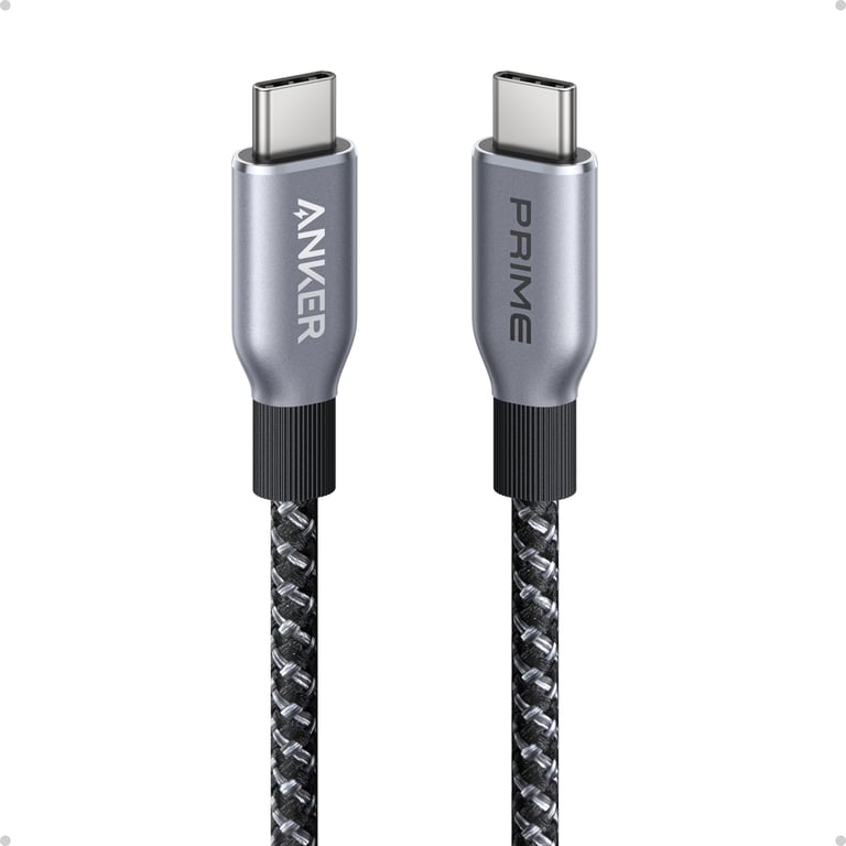 Câble USB C vers USB C Anker Prime design tressé et recyclé 3 ft - vue 4