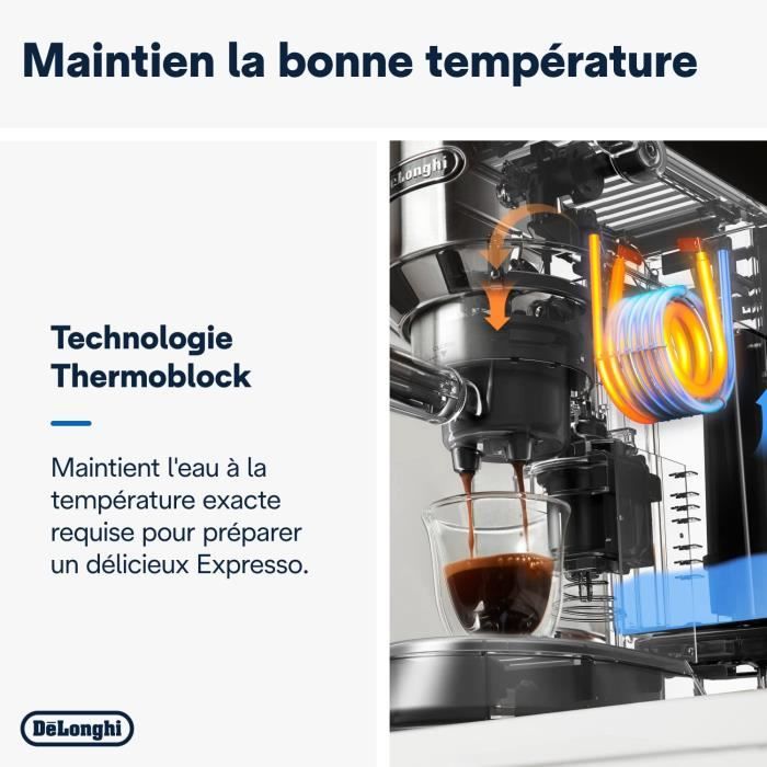 DELONGHI EC 685.R  Machine expresso classique Dedica Style - Rouge - Neuf