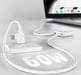 Câble Ice-Tag USB A+C / USB C & Lightning 3A 1m Power Delivery Blanc - Certifié GRS Xoopar