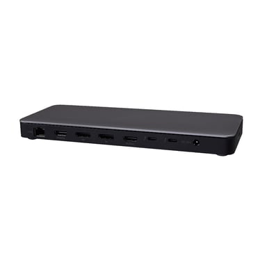V7 DOCKTB4PT Docking Station cablata Thunderbolt 4 nero, argento