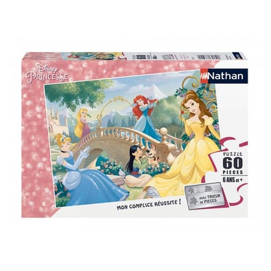 Puzzle de 60 piezas de Princesas Disney - Desarrolla la lógica y la coordinación de tu hijo