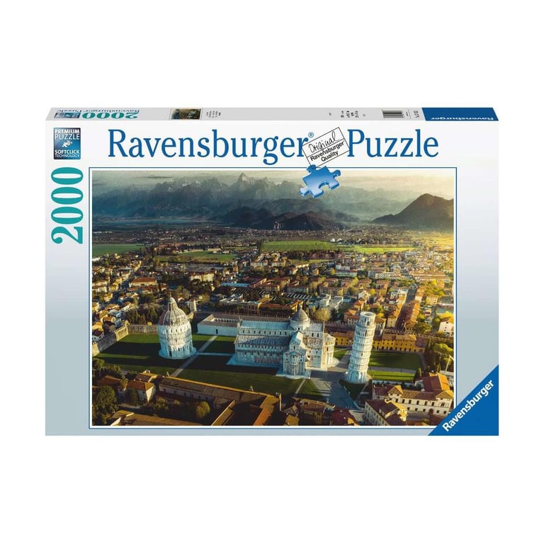 Ravensburger Puzzle 2000 pièces Puzzle Adultes Dès Pise et Le Monte Pisano Evasion Puzzle de qualité Premium fabriqué en Europe 17113