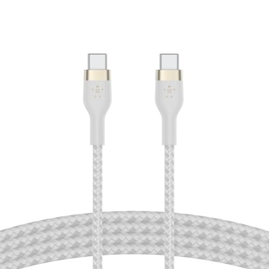 Câble Boost Charge Pro Flex USB 2 m USB 2.0 USB C - Blanc