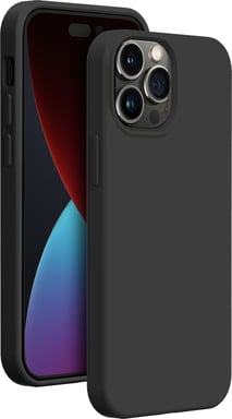 Bigben Connected COVSOFTIP14PMB funda para teléfono móvil Negro