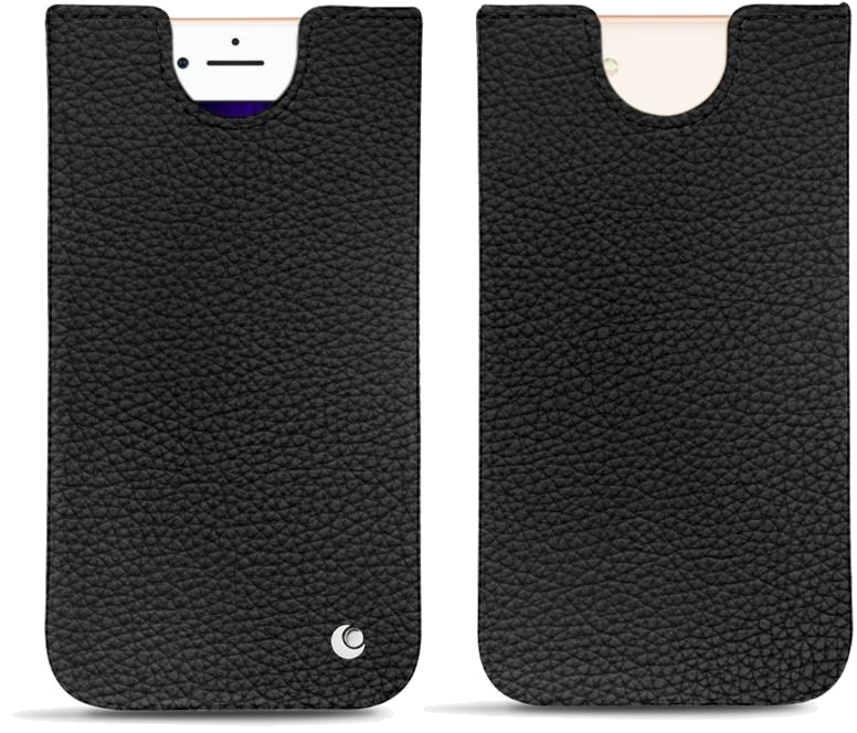 Pochette cuir Apple iPhone 8 - PochetteNoir