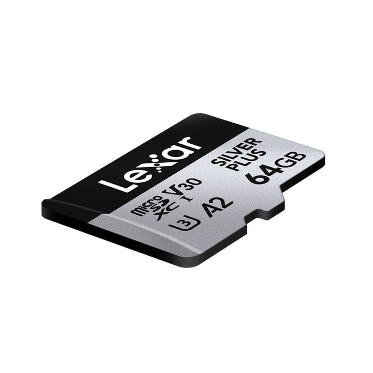 Lexar Professional SILVER PLUS 64 Go MicroSDXC UHS-I Classe 3 - Neuf