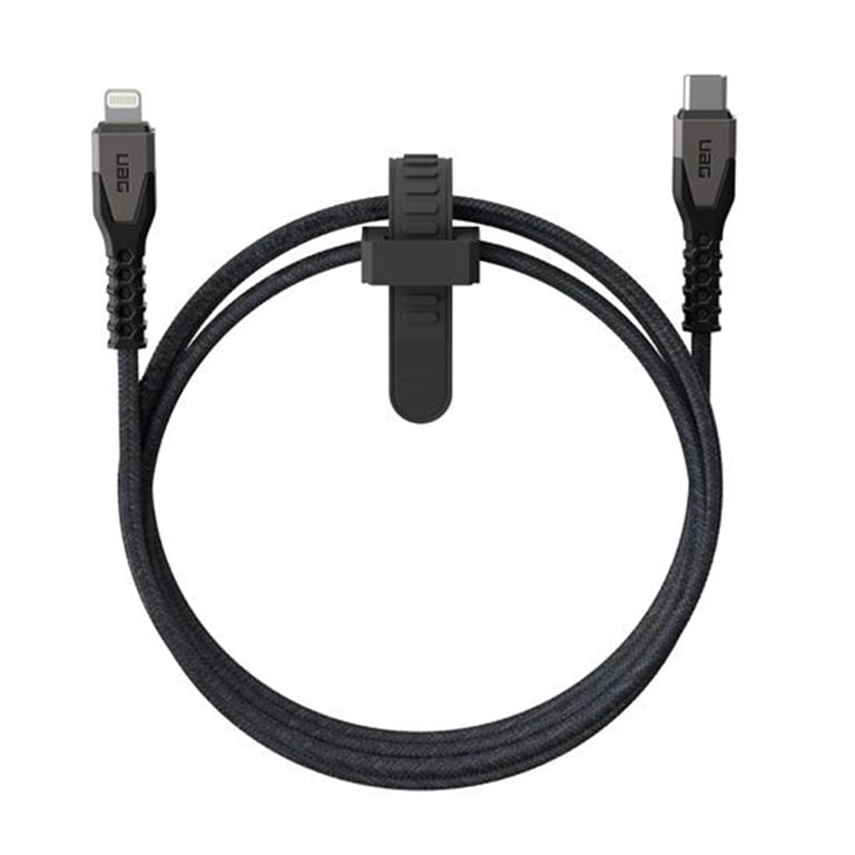Câble de Charge et de Transfert Lightning / USB C en Kevlar Rugged 1.5m Neuf