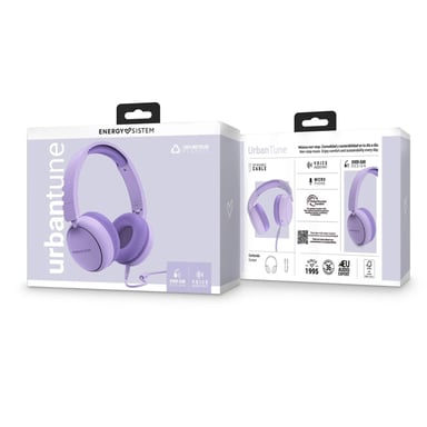 Energy Sistem UrbanTune Casque Avec fil Arceau Appels/Musique Lavande