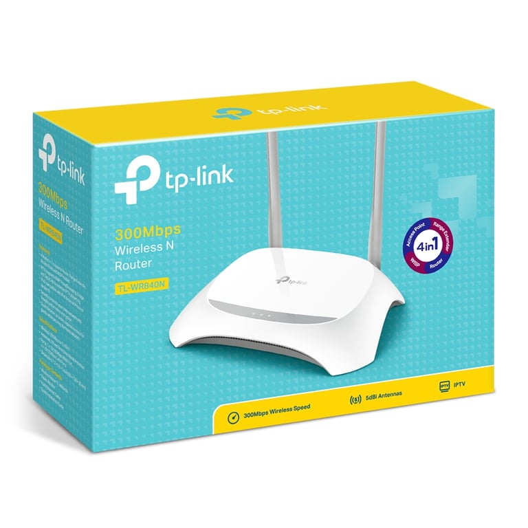 TP Link TL WR840N routeur sans fil Fast Ethernet Monobande 2 4 GHz Neuf - vue 2