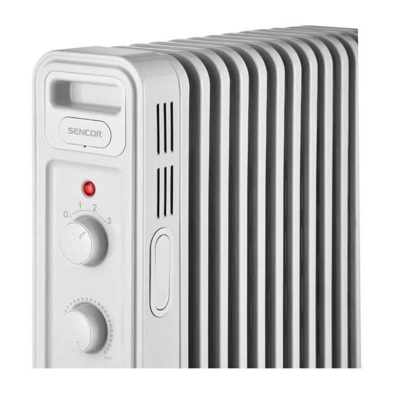 Radiateur électrique bain d’huile SENCOR SOH 3413WH 2 boutons - vue 2