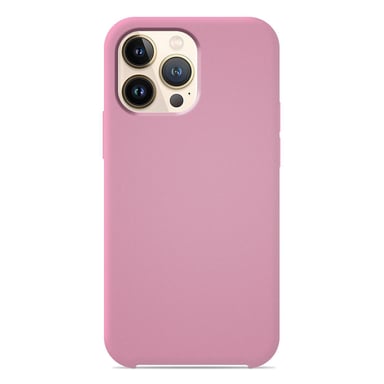 Coque silicone unie Soft Touch Rose compatible Apple iPhone 13 Pro Max