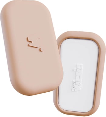 Porte monnaie sans contact Pop Rose craie - Fabriqué en France Money Walkie